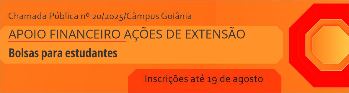 Até 20/8 - Edital apoio extensão