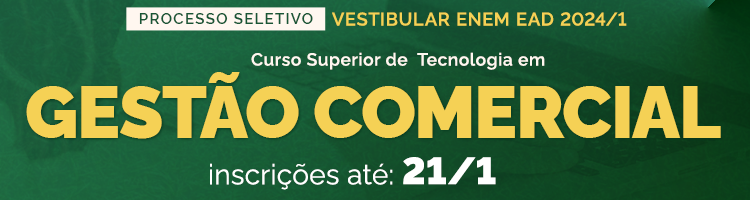 curso superior Gestão Comercial