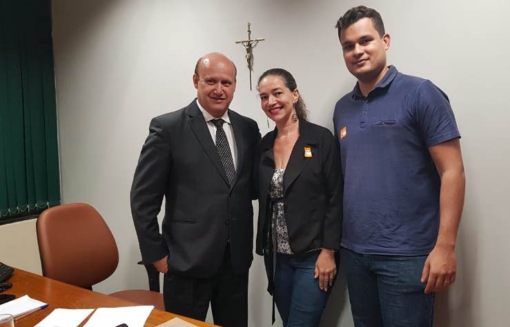 Câmpus Formosa é recebido em audiência pelo deputado federal Célio Silveira