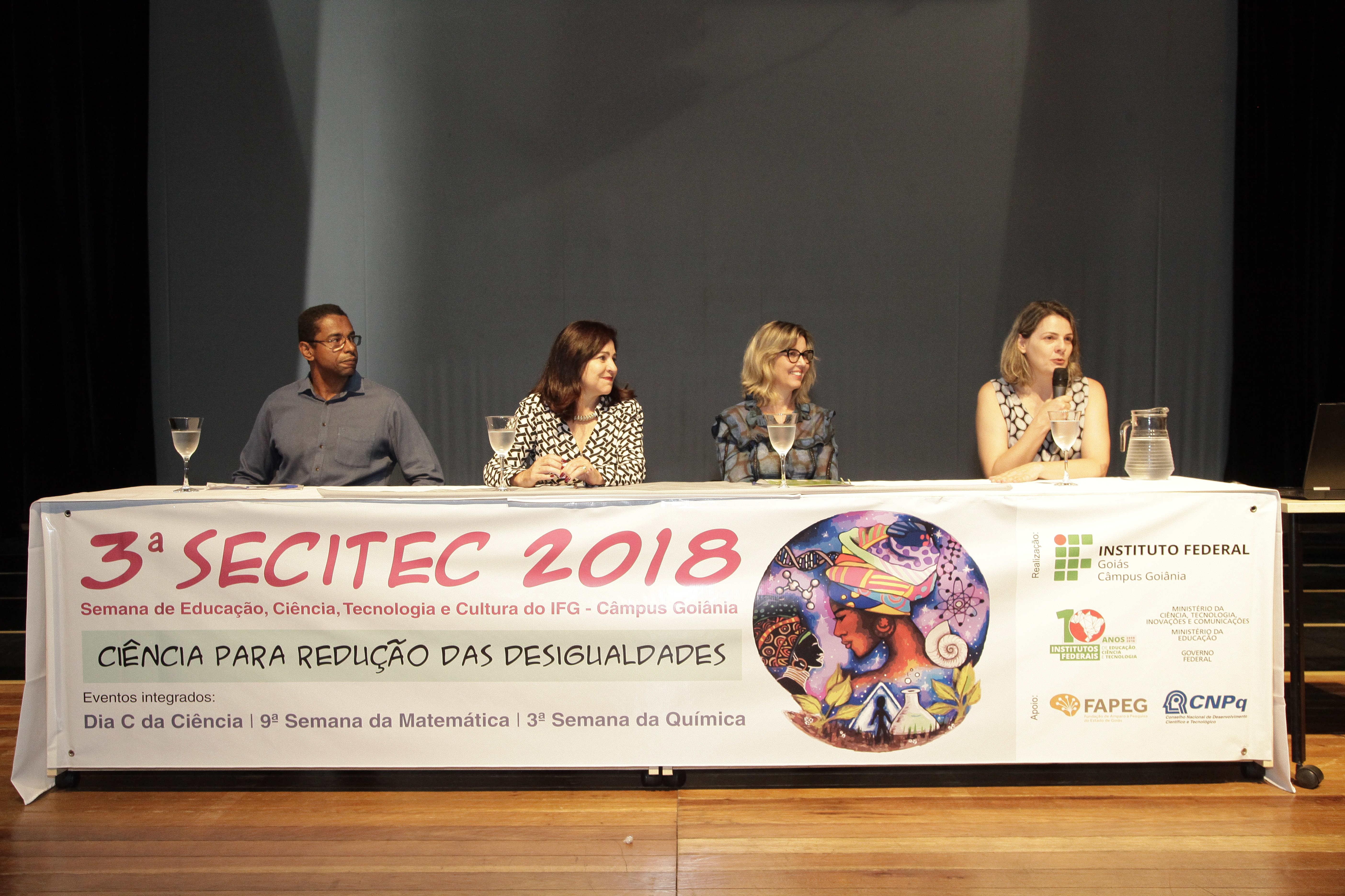 Palestra de abertura da 3ª Secitec do IFG - Câmpus Goiânia foi realizada na manhã desta quinta-feira, 25