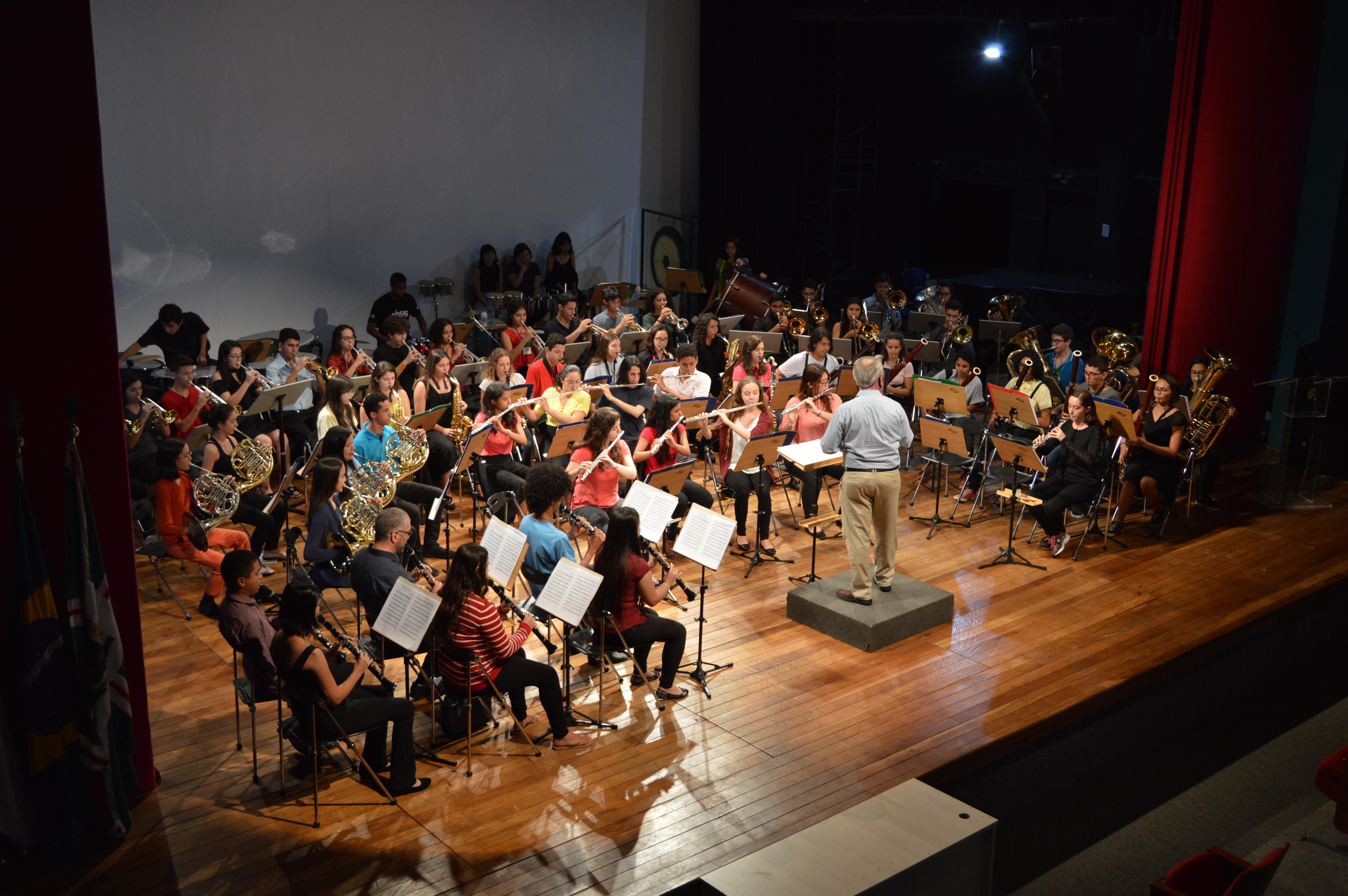 Banda Nilo Peçanha sob regência do professor Marshal Gaioso