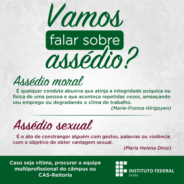 Definição de Assédio Moral e Sexual