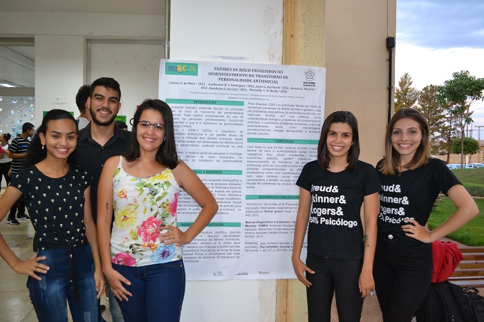 Estudantes de Psicologia da Ulbra presentes da Secitec