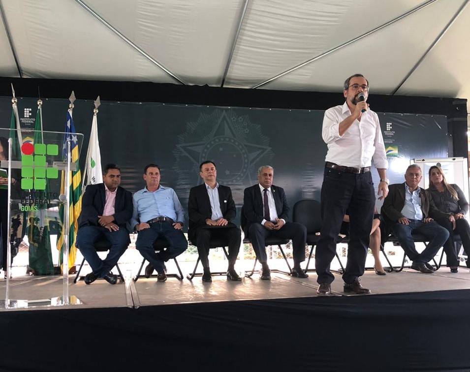 Ministro fala em inauguração do Câmpus Senador Canedo