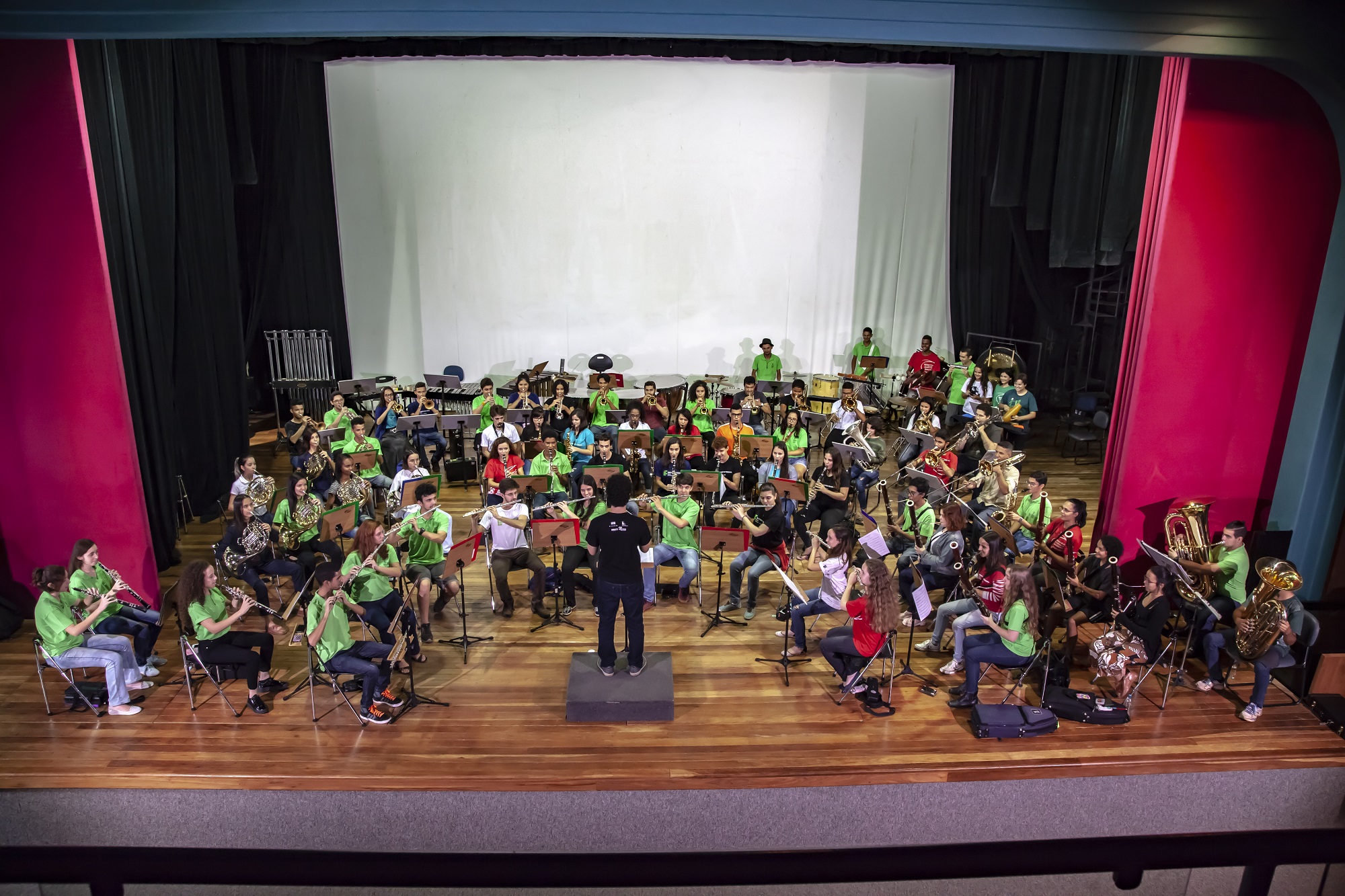 Concerto com a Banda Sinfônica Nilo Peçanha do IFG se apresenta nesta quinta-feira, 5, no Teatro do IFG. 