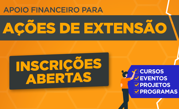 Inscrições abertas para seleção de ações de extensão