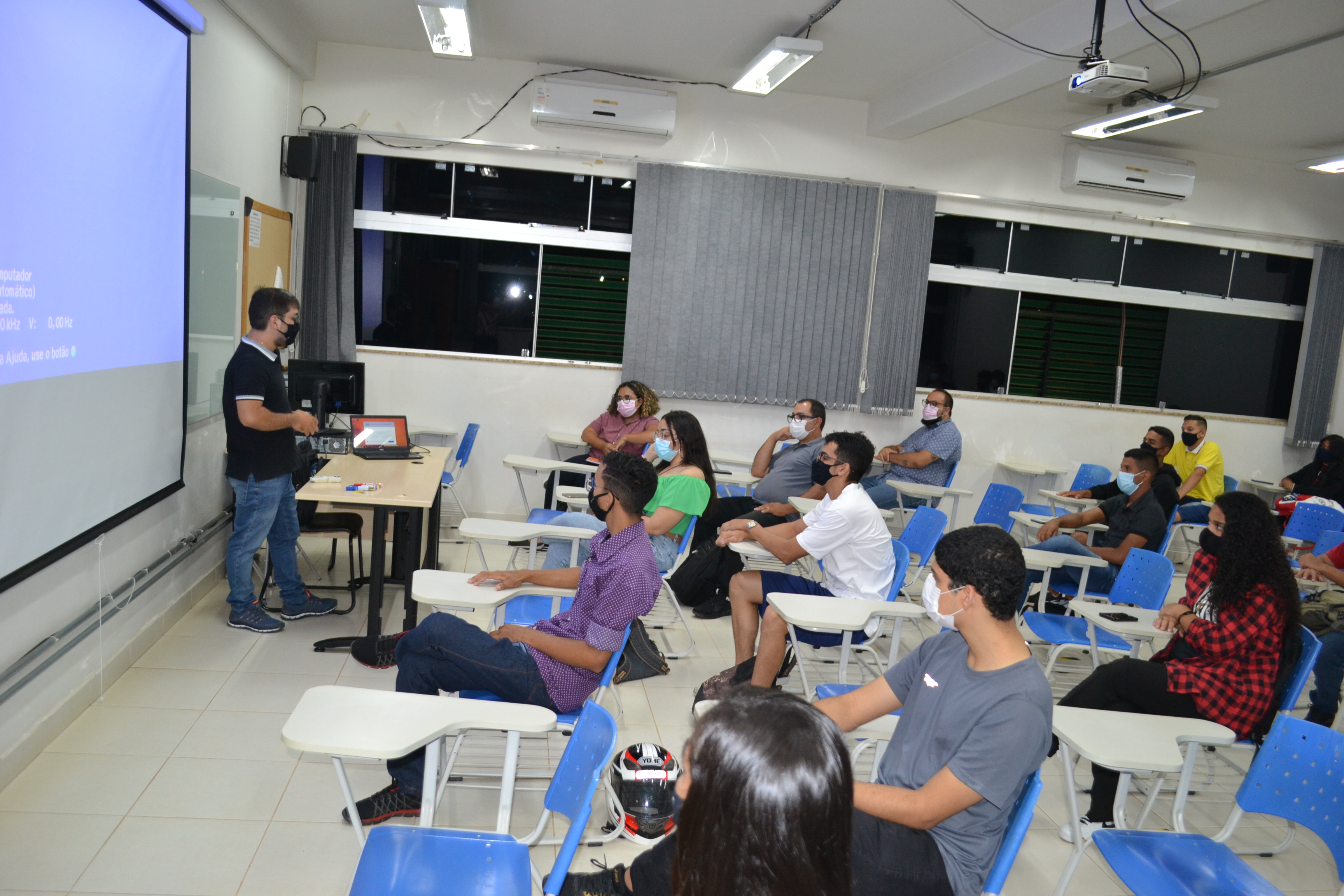 Aula dos cursos superiores