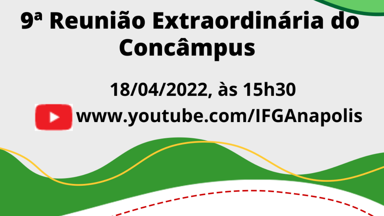 Reunião será transmitida no link a seguir: https://www.youtube.com/watch?v=eXDmSk4ml5o