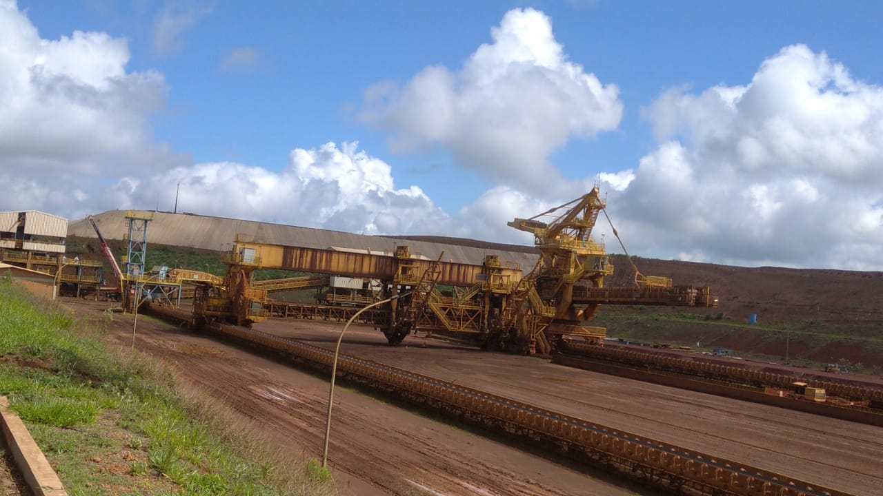 Setor de Homogeneização da Mineradora