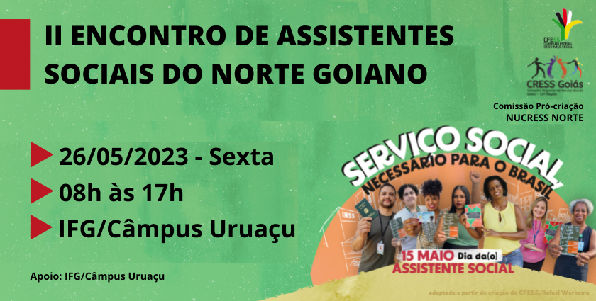 II Encontro de Assistentes Sociais do Norte Goiano