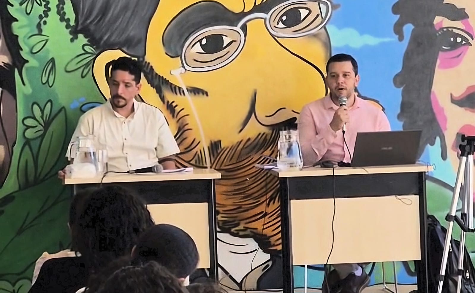 O candidato apresentou à comunidade o seu Plano de Trabalho