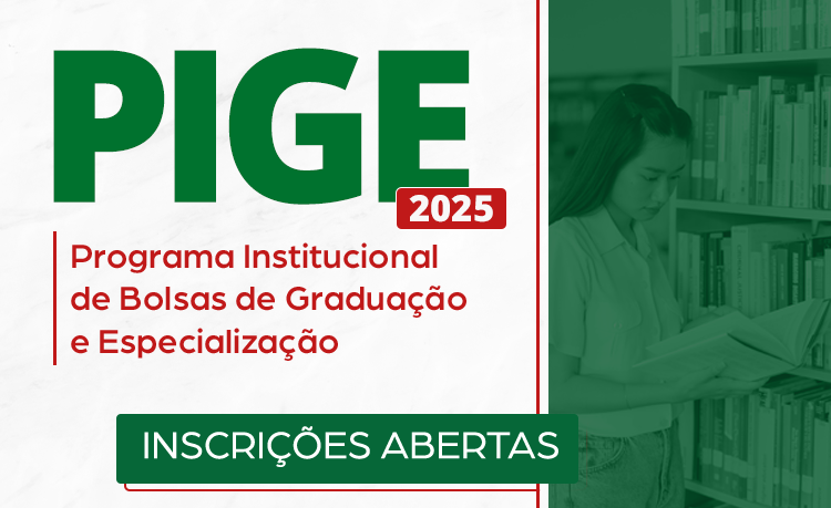 Inscrições abertas para o Pige Inscrições abertas para o Pige