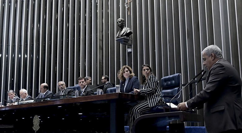 Reitor do IFG, Jerônimo Rodrigues da Silva, no Senado