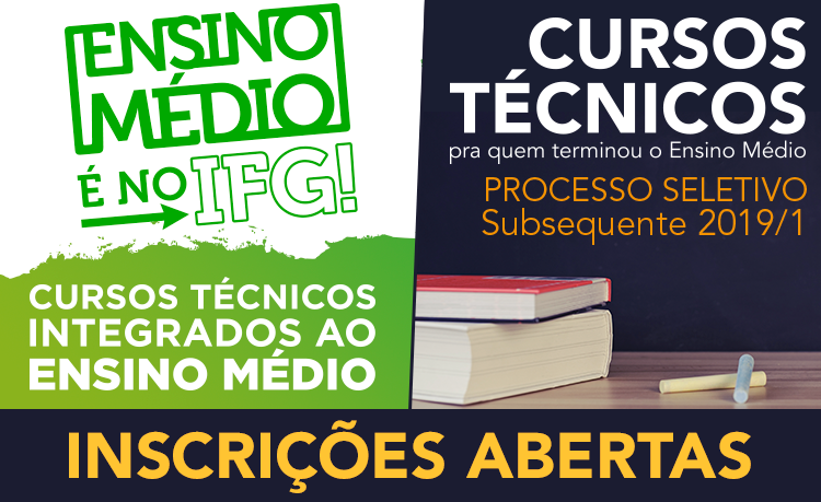 Cursos técnicos integrados em duas modalidades: integrado ao ensino médio e técnico subsequente